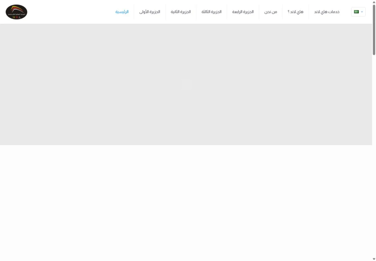 Actual website screenshot MBA4 Invest by Baylasan