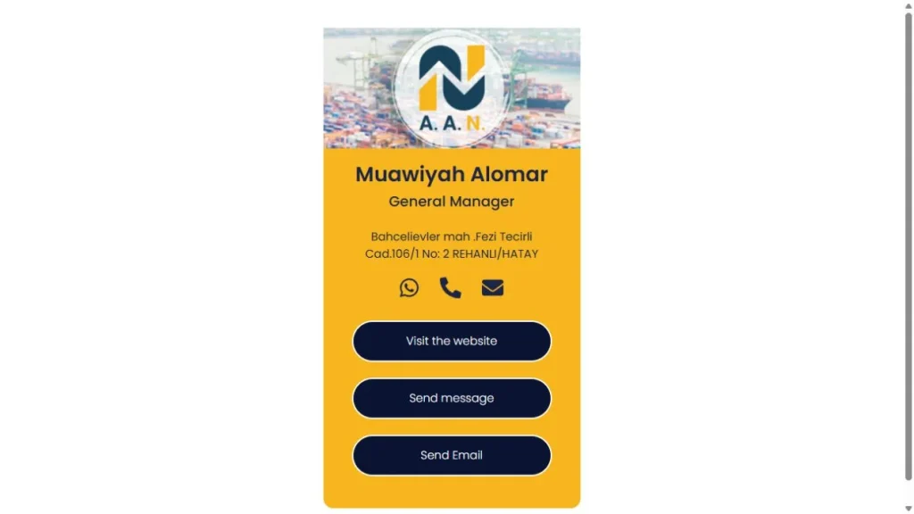 لقطة من موقع Aanora · QR — مشروع تجاري من أعمال بيلسان